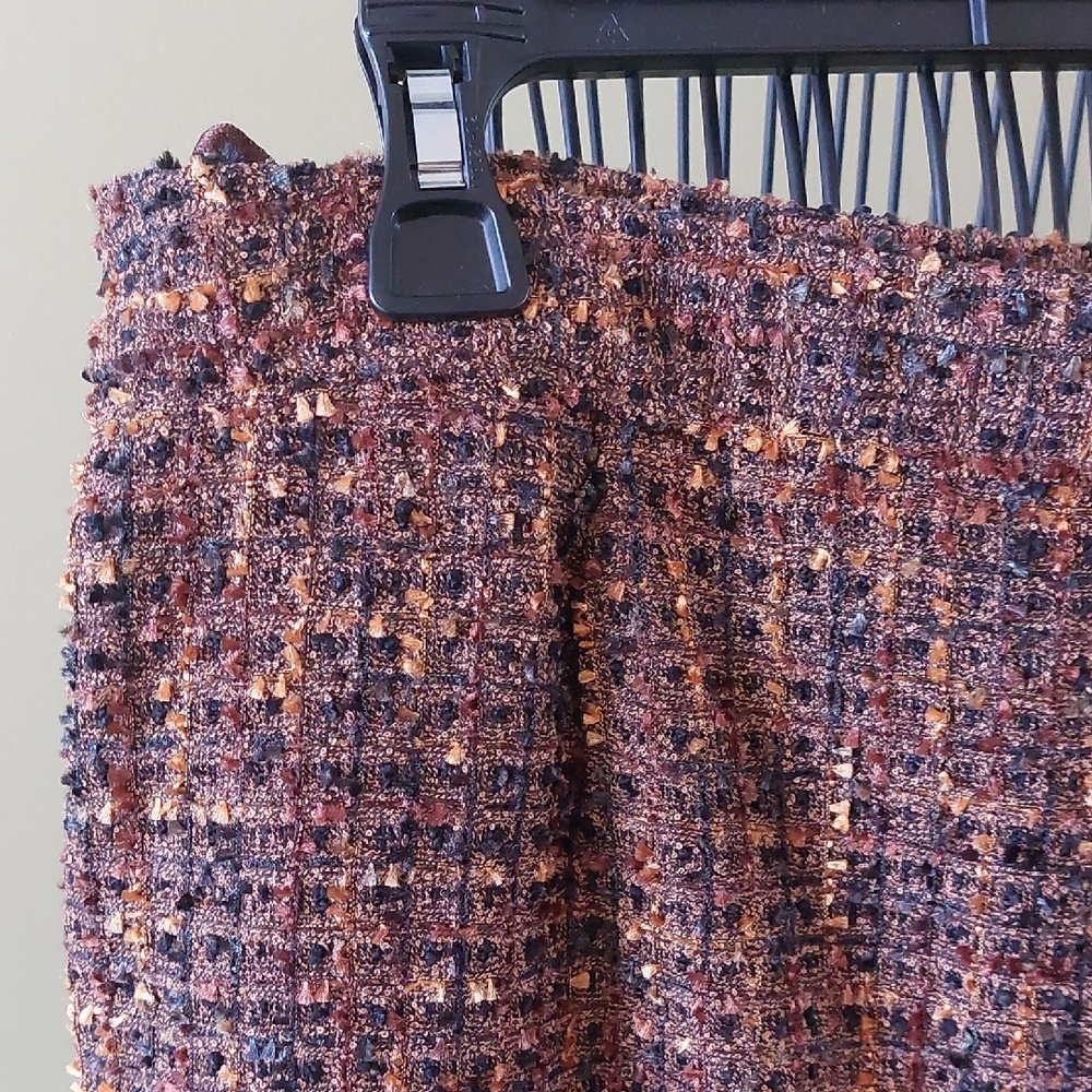 Amanda & Chelsea, Size 12, Multicolor Tweed Skirt